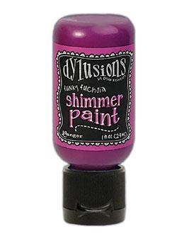 Dylusions Shimmer Paint Funky Fuchsia, 1oz Paint Dylusions 