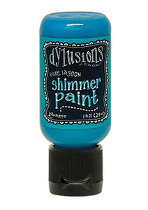 Dylusions Shimmer Paint Blue Lagoon, 1oz Paint Dylusions 