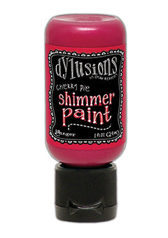 Dylusions Shimmer Paint Cherry Pie, 1oz Paint Dylusions 