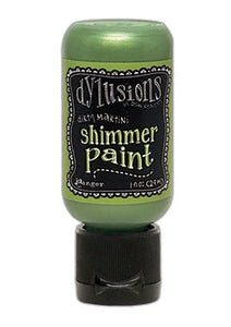 Dylusions Shimmer Paint Dirty Martini, 1oz Paint Dylusions 