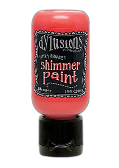 Dylusions Shimmer Paint Fiery Sunset, 1oz Paint Dylusions 