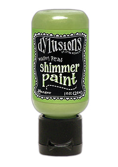 Dylusions Shimmer Paint Mushy Peas, 1oz Paint Dylusions 