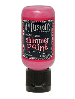 Dylusions Shimmer Paint Peony Blush, 1oz Paint Dylusions 