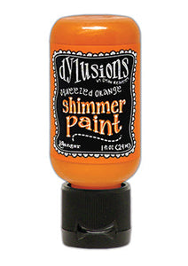 Dylusions Shimmer Paint Squeezed Orange, 1oz Paint Dylusions 