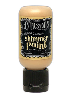 Dylusions Shimmer Paint Vanilla Custard, 1oz Paint Dylusions 
