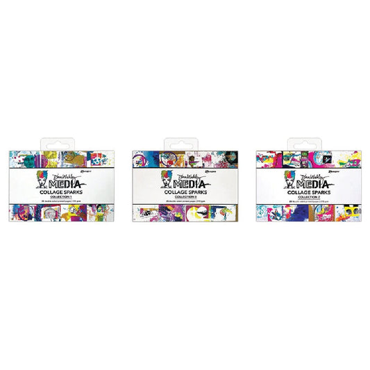 Dina Wakley Collage Sparks Bundle Surfaces Dina Wakley Media 