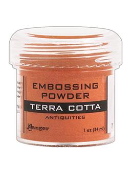 Embossing Powder Terra Cotta, 1oz Jar Embossing Powders Ranger Brand 