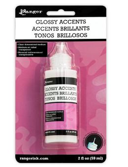Glossy Accents 2oz - Ranger Glossy Accents - Dimensional Adhesive - Glossy  Adhesive - Dimensional Medium - Glossy Accents Glue - 17-192