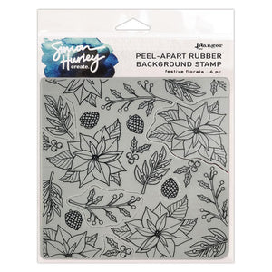 Simon Hurley create. Background Stamp Festive Florals Stamps Simon Hurley 
