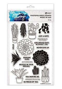 Simon Hurley create. Succulents Stamp & Die Set Stamps Simon Hurley 