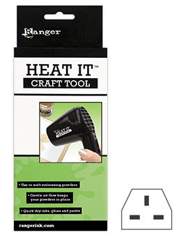 Embossing heat tool kit | Complete Embossing Kit with 1 Embossing heat gun,  2 Pcs of Ranger Pens & 2 pcs of 1 oz. Powder [Gold and Silver] Best