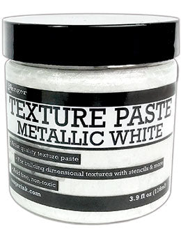 Ranger Metallic White Texture Paste Adhesives & Mediums Ranger Ink 