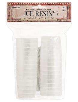 ICE Resin® Mixing Cups & Stir Sticks, 20pcs each Tools & Accessories ICE Resin® 