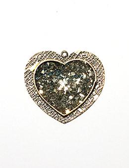 ICE Resin® Milan Bezels: Antique Bronze Large Heart, 1pc. Bezels & Charms ICE Resin® 