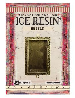ICE Resin® Milan Bezels: Antique Bronze Medium Rectangle, 1pc. Bezels & Charms ICE Resin® 