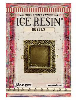 ICE Resin® Milan Bezels: Antique Bronze Medium Square, 1pc. Bezels & Charms ICE Resin® 