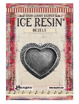ICE Resin® Milan Bezels: Antique Silver Large Heart, 1pc. Bezels & Charms ICE Resin® 