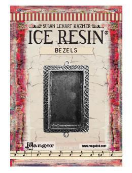 ICE Resin® Milan Bezels: Antique Silver Medium Rectangle, 1pc. Bezels & Charms ICE Resin® 