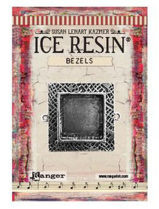 ICE Resin® Milan Bezels: Antique Silver Medium Square, 1pc. Bezels & Charms ICE Resin® 
