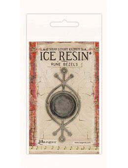 ICE Resin® Rune Bezels: Antique Silver Round Bezels & Charms ICE Resin® 