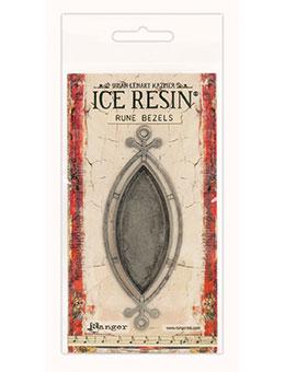 ICE Resin® Rune Bezels: Antique Silver Ellipse Bezels & Charms ICE Resin® 