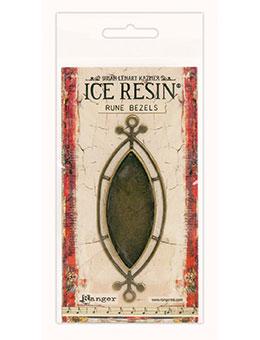ICE Resin® Rune Bezels: Antique Bronze Ellipse Bezels & Charms ICE Resin® 