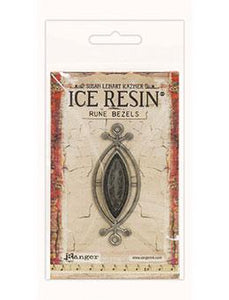 ICE Resin® Rune Bezels: Antique Silver Small Ellipse Bezels & Charms ICE Resin® 
