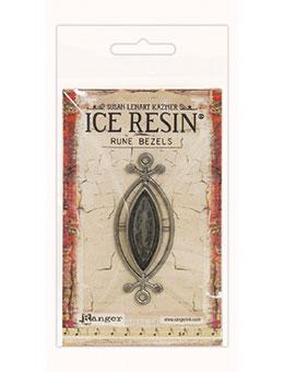 ICE Resin® Rune Bezels: Antique Silver Small Ellipse Bezels & Charms ICE Resin® 