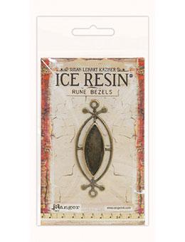 ICE Resin® Rune Bezels: Antique Bronze Small Ellipse Bezels & Charms ICE Resin® 