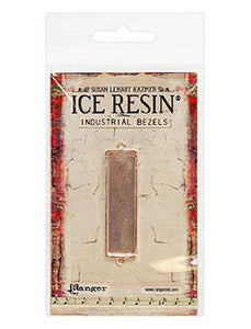 ICE Resin® Industrial Bezel Collection Rose Gold Medium Rectangle Bezels & Charms ICE Resin® 