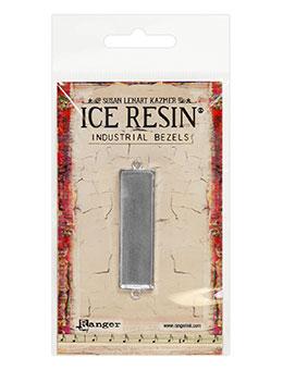 ICE Resin® Industrial Bezel Collection Sterling Medium Rectangle Bezels & Charms ICE Resin® 