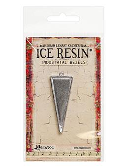 ICE Resin® Industrial Bezel Collection Sterling Medium Triangle Bezels & Charms ICE Resin® 