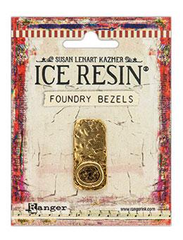 ICE Resin® Foundry Bezel Cabby Rectangle Bezels & Charms ICE Resin® Gold 