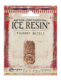 ICE Resin® Foundry Bezel Cabby Rectangle Bezels & Charms ICE Resin® Rose Gold 