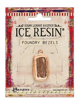 ICE Resin® Foundry Bezel Disco Rectangle Bezels & Charms ICE Resin® Rose Gold 