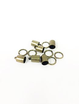 ICE Resin® Findings 7mm End Caps & Jump Rings: Antique Bronze Findings ICE Resin® 