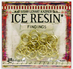 ICE Resin® Findings Jump Rings: Antique Bronze Findings ICE Resin® 