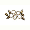 ICE Resin® Findings 5mm End Caps & 10mm Jump Rings: Antique Bronze Findings ICE Resin® 