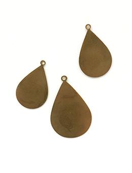 Brass Teardrops Silhouettes, 3 pcs. Bezels & Charms ICE Resin® 