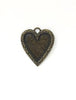 Rue Romantique Heart Antique Brass Closed Bezel, 1 pc. Bezels & Charms ICE Resin® 