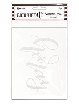 Letter It™ Celebration Sentiment Pack (4.25 x 5.5) 12pk / 6 Designs Surfaces Letter It 