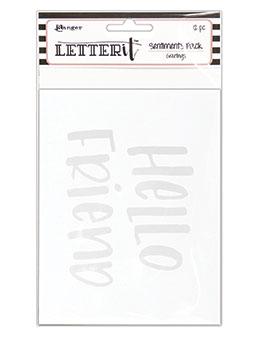 Letter It™ Sentinment Pack - Greetings Surfaces Letter It 