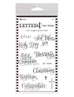 Letter It™ Clear Stamp Set - Faith Stamps Letter It 