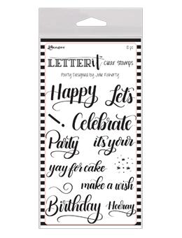 Letter It™ Clear Stamp Set - Party Stamps Letter It 