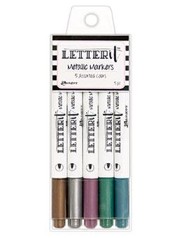 Letter It™ Metallic Markers, 5pc Marker Letter It 