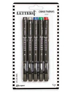 Letter It™ Classic Fineliner Pens (5 Pack) Pens Letter It 