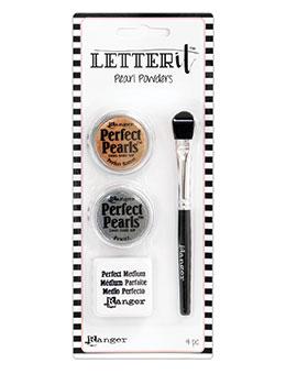 Letter It™ Perfect Pearl Kit 1, 4pc Pigment Powders Letter It 