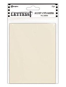 Letter It™ Ivory A2 Cardstock 4.25" x 5.5", 12pc Surfaces Letter It 