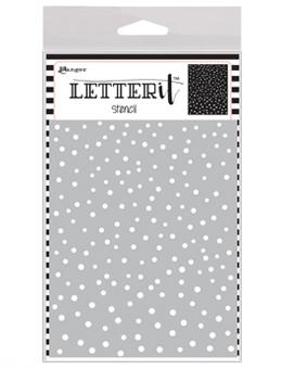 Letter It™ Background Stencil Dancing Dots Stencil Letter It 