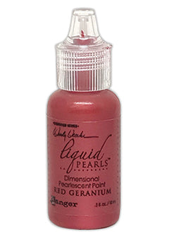 Wendy Vecchi Liquid Pearls Red Geranium, 0.5oz Paint Wendy Vecchi 